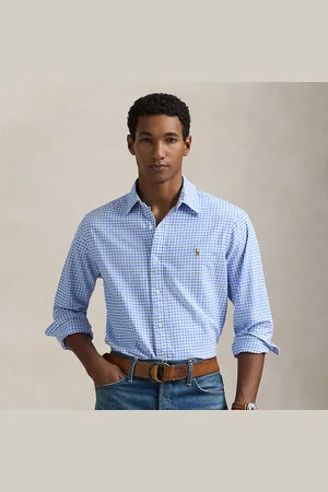 Ralph Lauren Custom Fit Gingham Oxford Shirt