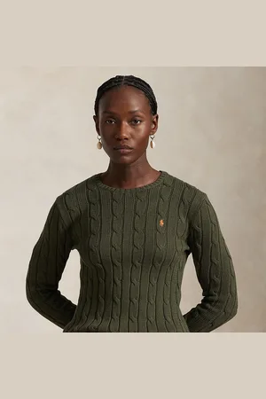 Ralph Lauren Cable-Knit Cotton Crewneck Jumper