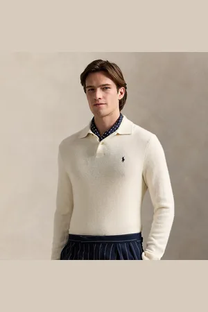 Ralph Lauren Wool-Cotton Polo Collar Jumper