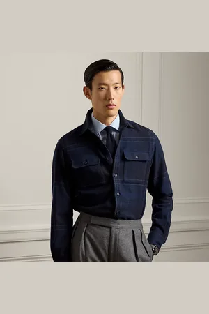 Ralph Lauren Plaid Wool-Blend Shirt