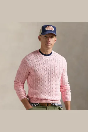Ralph Lauren Cable-Knit Cotton Crewneck Jumper