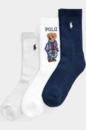 Ralph Lauren Polo Bear Sock 3-Pack
