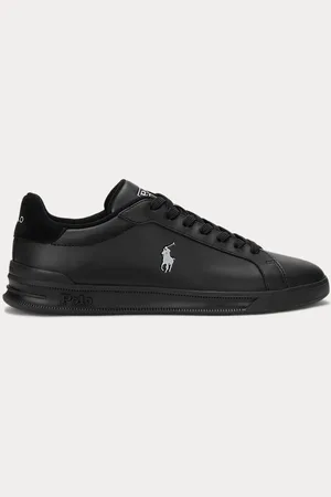 Ralph Lauren Heritage Court II Leather Trainer