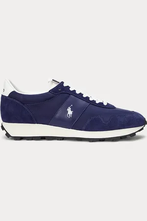 Ralph Lauren PRL Trail 125 Suede-Panelled Trainer