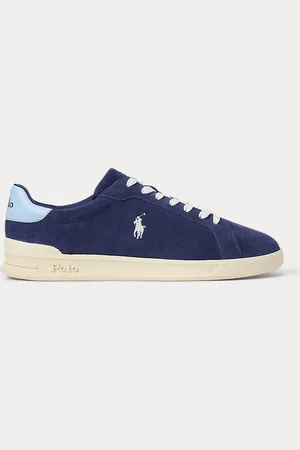Ralph Lauren Heritage Court II Suede Trainer