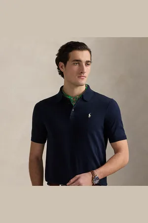 Ralph Lauren Cotton Polo-Collar Jumper