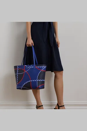 Ralph Lauren Faux-Leather Large Reversible Tote Bag