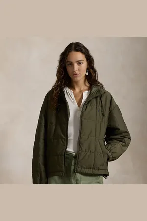 Ralph Lauren Box-Quilted Hooded Jacket