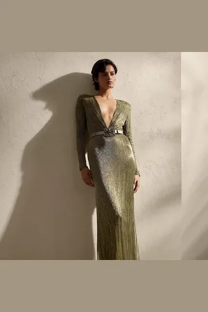 Ralph Lauren Stacy Embellished Tulle Evening Dress