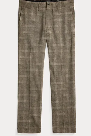 Ralph Lauren Checked Wool Twill Officer