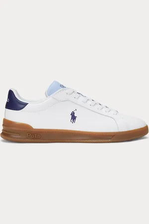 Ralph Lauren Heritage Court II Leather Trainer