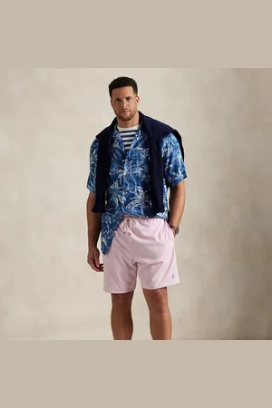 Ralph Lauren Big & Tall - Traveler Stretch Classic Fit Swim Trunks