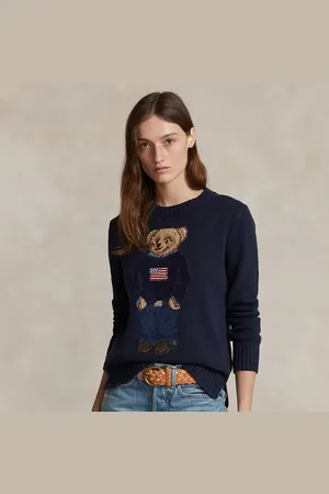 Ralph Lauren Polo Bear Cotton-Linen Jumper