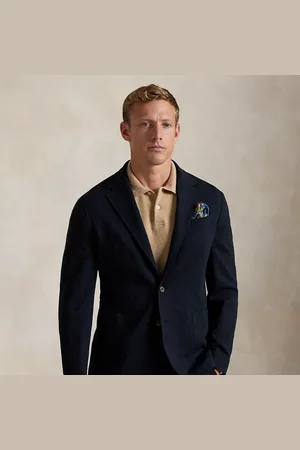 Ralph Lauren Polo Soft Modern Knit Seersucker Jacket