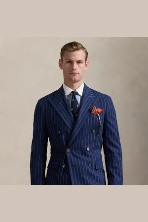 Ralph Lauren Polo Tailored Rope-Stripe Suit Jacket