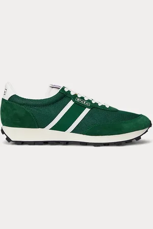 Ralph Lauren PRL Trail 100 Suede & Mesh Trainer