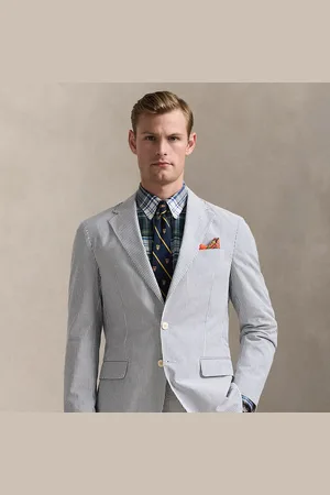 Ralph Lauren Polo Soft Tailored Seersucker Jacket