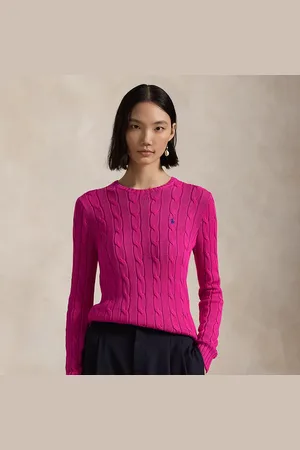 Ralph Lauren Cable-Knit Cotton Crewneck Jumper