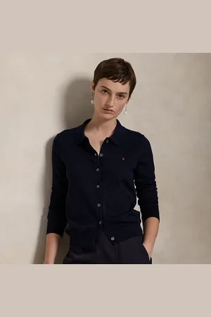 Ralph Lauren Cotton-Blend Polo Cardigan