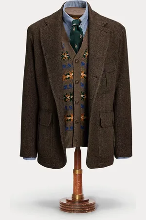 Ralph Lauren Unconstructed Herringbone Sport Coat