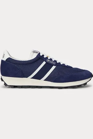 Ralph Lauren PRL Trail 100 Suede & Mesh Trainer