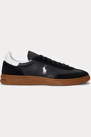 Ralph Lauren Bedford Leather-Suede Trainer