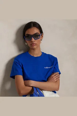Ralph Lauren Logo Cotton Jersey Crewneck Tee
