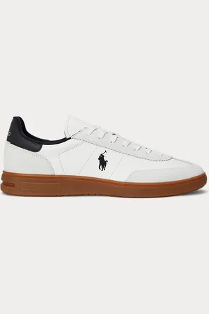 Ralph Lauren Bedford Leather-Suede Trainer