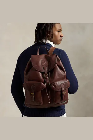 Ralph Lauren Heritage Leather Backpack