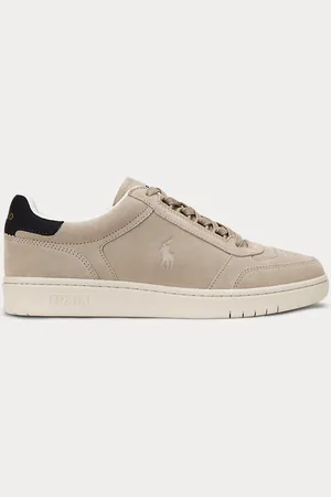 Ralph Lauren Court Suede Trainer