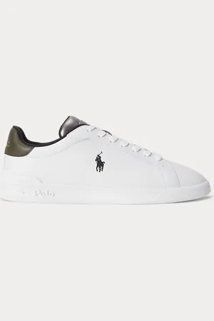 Ralph Lauren Heritage Court II Leather Trainer
