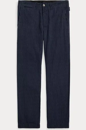 Ralph Lauren Engineer Fit Striped Twill Trouser