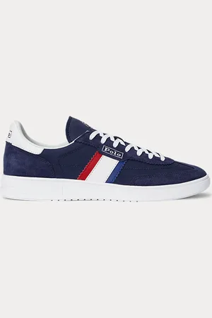 Ralph Lauren Bedford Suede-Panelled Trainer
