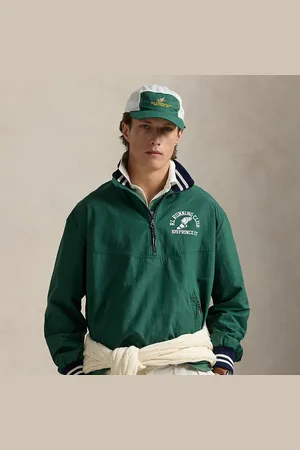 Ralph Lauren Ripstop Quarter-Zip Graphic Jacket