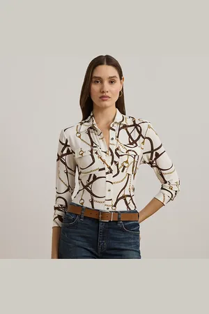 Ralph Lauren Slim Fit Belting-Print Jersey Shirt