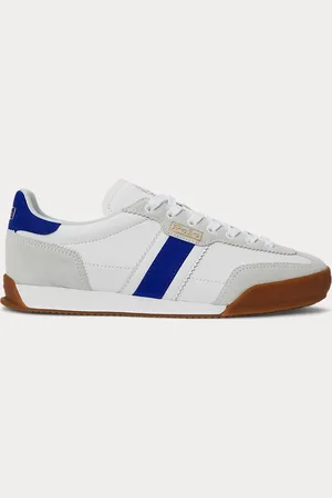 Ralph Lauren Hester Leather-Suede Trainer
