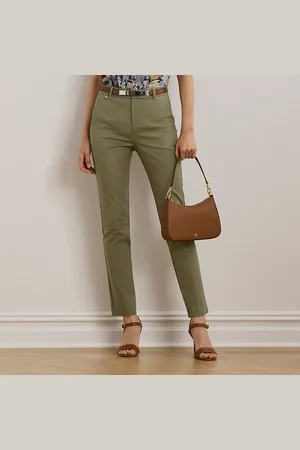 Ralph Lauren Double-Faced Stretch Cotton Trouser