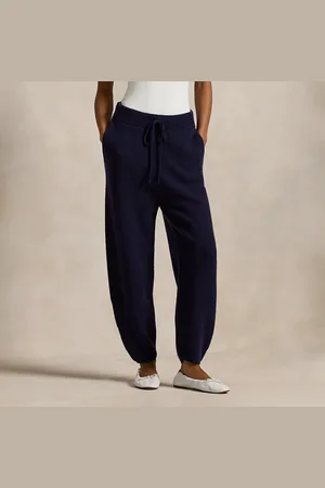 Ralph Lauren Rib-Knit Cashmere-Wool Trouser