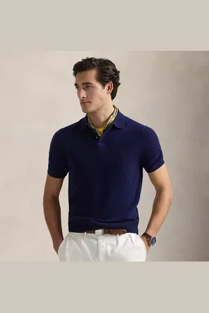 Ralph Lauren Cashmere Polo-Collar Jumper