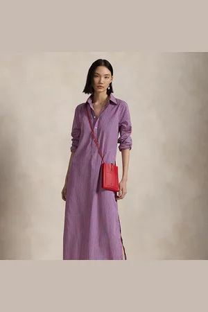 Ralph Lauren Striped Cotton Shirtdress