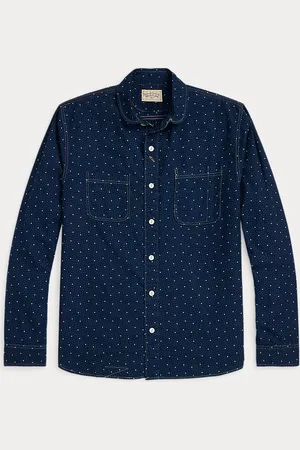 Ralph Lauren Dot-Print Indigo Workshirt