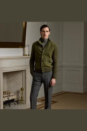 Ralph Lauren Gregory Hand-Tailored Flannel Trouser