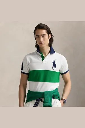Ralph Lauren Custom Slim Fit Big Pony Mesh Polo Shirt