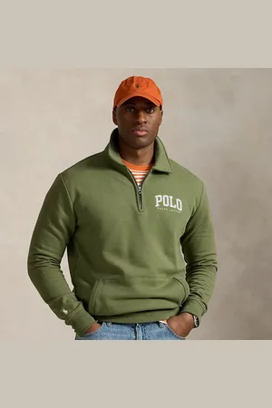 Ralph Lauren Big & Tall - Logo Fleece Collared Sweatshirt