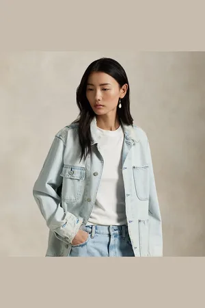Ralph Lauren Distressed Denim Utility Jacket