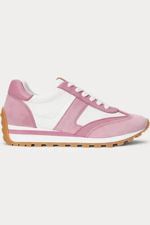 Ralph Lauren Dani Suede & Leather Trainer
