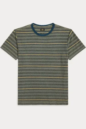 Ralph Lauren Indigo Striped Jacquard T-Shirt