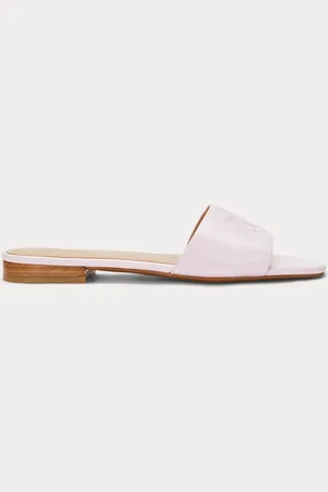 Ralph Lauren Everley Nappa Leather Slide Sandal