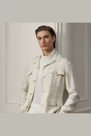 Ralph Lauren Hand-Tailored Linen-Blend Jacket