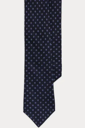 Ralph Lauren Neat Cashmere-Silk Tie